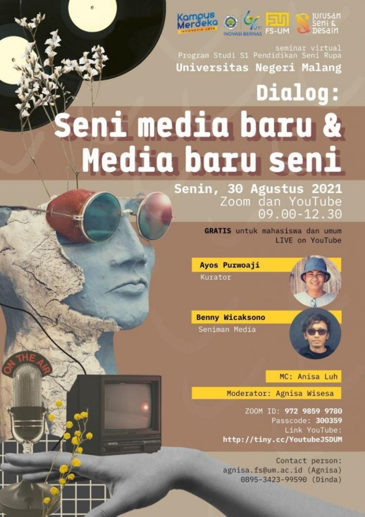 Lecturer of the Department of Art and Design Held a Virtual Seminar on New Media Art & New Media Art Dialogue