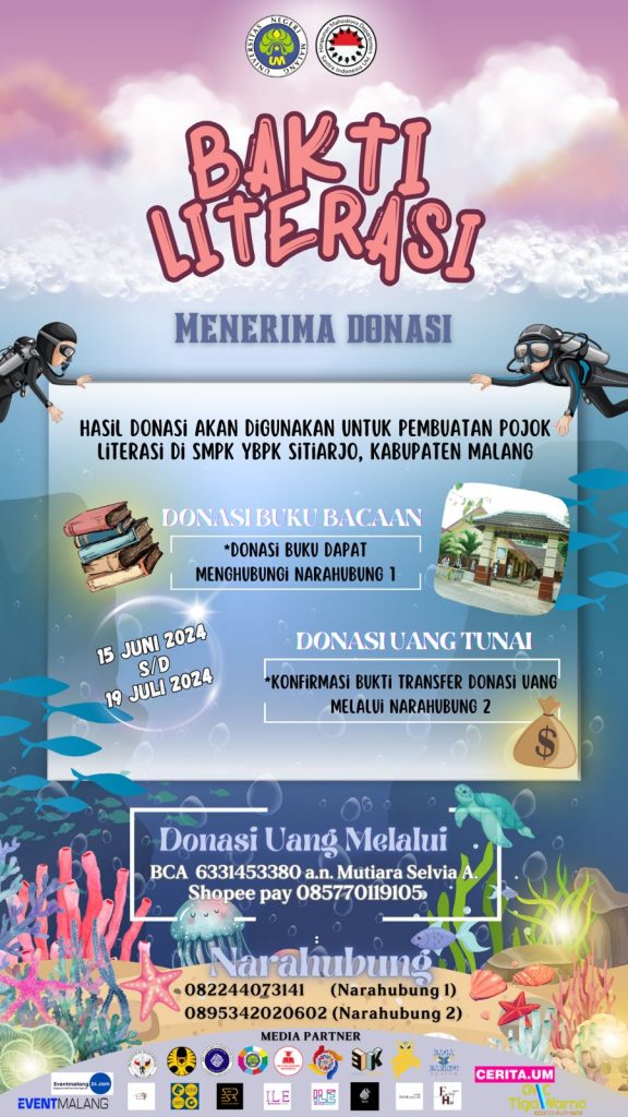 “Bakti Literasi” Opens Donation for Literacy Corner Creation